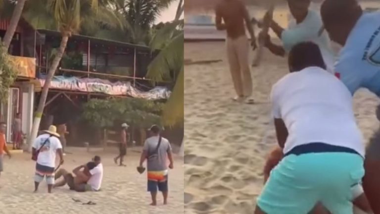 Captan “campal” entre turistas y residentes de Puerto Escondido