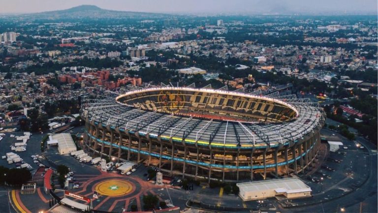 Filtran imágenes del Estadio Azteca en plena remodelación