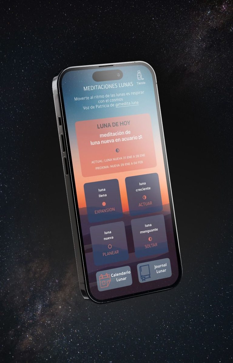 Meditaluna, una nueva forma de experimentar la meditación a través de las fases lunares