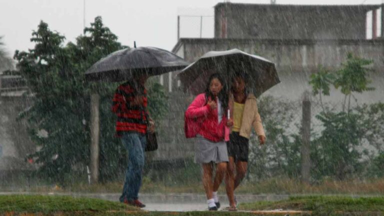 Lluvias aisladas con granizo y ambiente cálido
